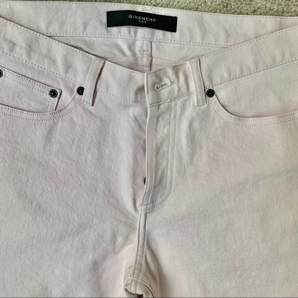 Mens Givenchy Pink Jeans Straight Leg